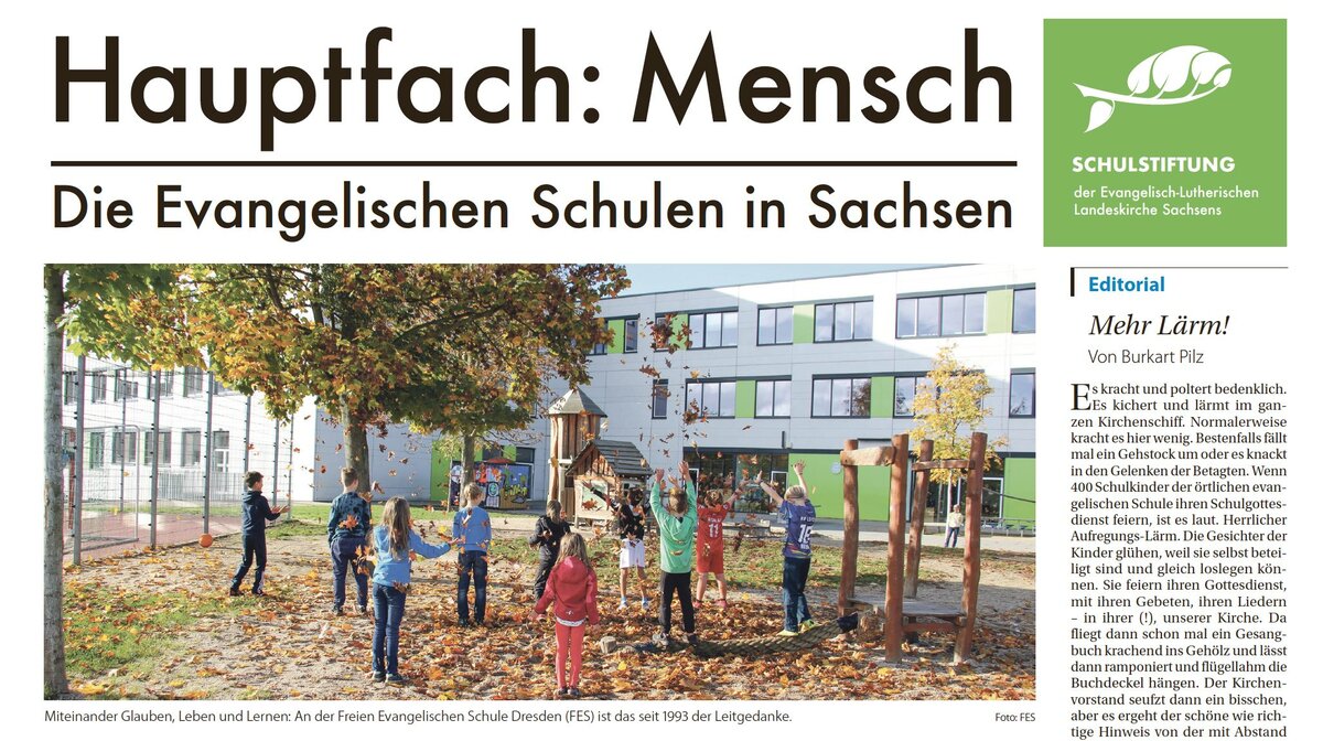 Evangelische Schulen Sachsen: Beilage zu den evangelischen Schulen in ...